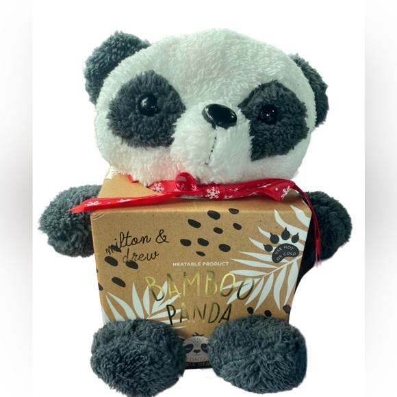 Milton & Drew Bamboo Panda, Heatable, Cold Pack NWOT - Picture 1 of 5